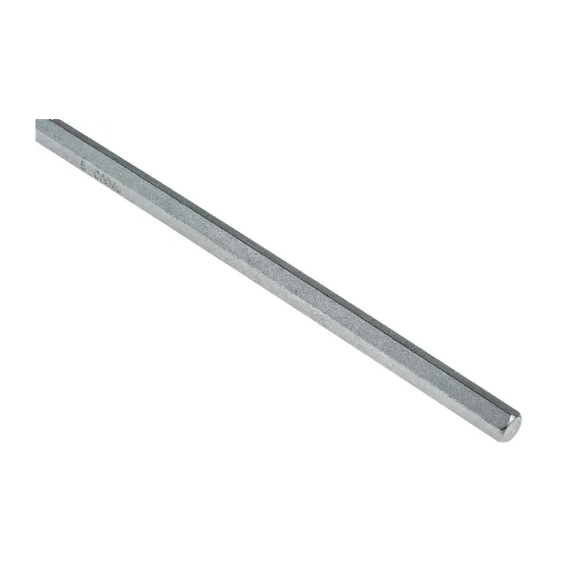 RS PRO 1 piece T Metric Hex Key, Hex size 5 mm, Matt Chrome Finish, Silicon Chrome Vanadium Steel 192-3646