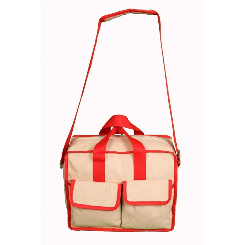  pahal-canvas-white-tool-bag-heavy-duty-for-tools-of-electrician-technician-home-4-pockets-61063-2