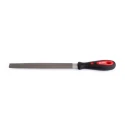 RS PRO Bastard Cut Half Round Engineers File with Soft Grip Handle, 200mm Length, 6mm Thickness, Model 192-3687