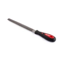 RS PRO Bastard Cut Half Round Engineers File with Soft Grip Handle, 200mm Length, 6mm Thickness, Model 192-3687