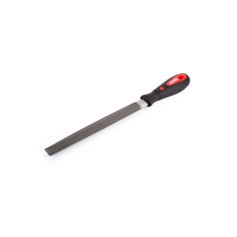 RS PRO Bastard Cut Half Round Engineers File with Soft Grip Handle, 200mm Length, 6mm Thickness, Model 192-3687