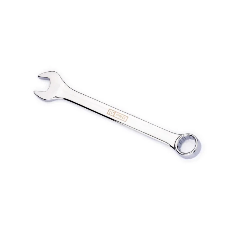 RS PRO Combination Spanner Chrome Vanadium Steel 11 mm Size, 150 mm Overall Length Height Safe 192-3696