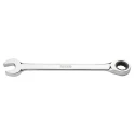 RS PRO Combination Spanner Chrome Vanadium Steel Ratchet Head 19 mm Size 250mm Overall Length 192-3714