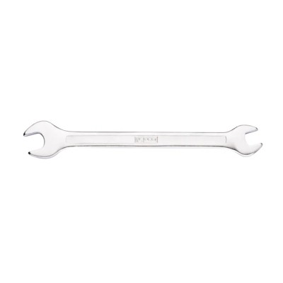 RS PRO Double Ended Open End Spanner Metric 6 to 7 mm Chrome Vanadium Steel 120mm Overall Length 192-3720