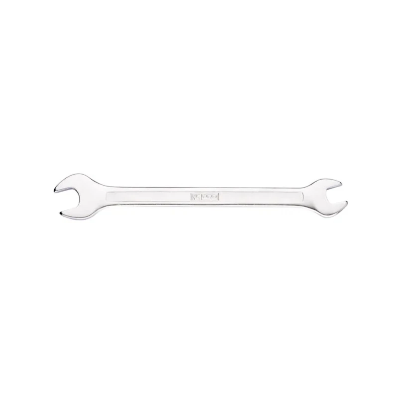 RS PRO Double Ended Open End Spanner Metric 6 to 7 mm Chrome Vanadium Steel 120mm Overall Length 192-3720