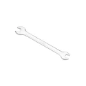 RS PRO Open End Spanner Height Safe Metric 110mm Overall Chrome Vanadium Steel Matt Chrome Finish 192-3719
