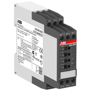 ABB Multifunctional Current Monitoring Relay, 1 Phase, 2 CO, DIN Rail Mount, 24 V DC/AC, IP50 1SVR730840R0600 CM-SRS.M1S