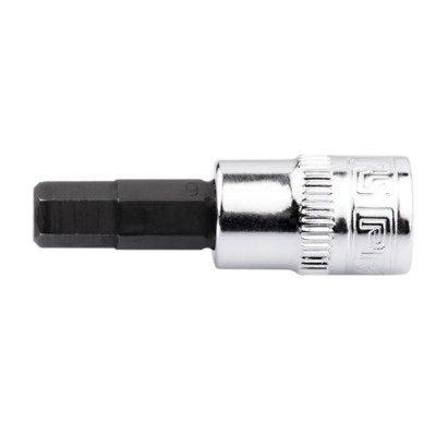 RS PRO 1/4 in Drive Hexagon Square Socket 18mm Overall Length Chrome Vanadium Steel 192-3769