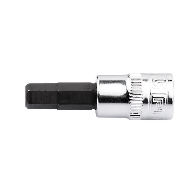 RS PRO 1/4 in Drive Hexagon Square Socket Bit 18mm Overall Length Chrome Vanadium Steel 192-3771