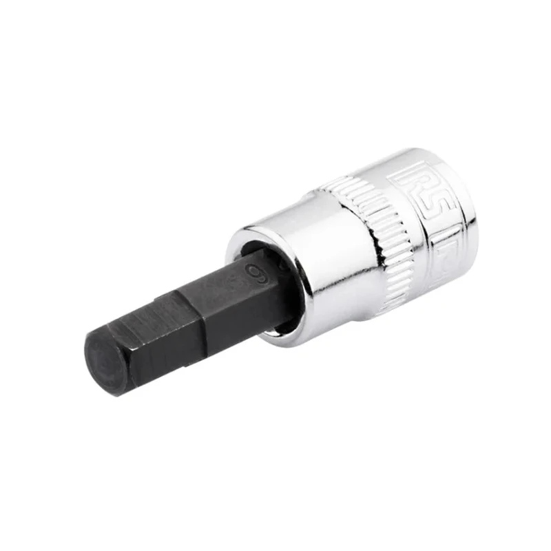 RS PRO 1/4 in Drive Hexagon Square Socket, 18mm Overall Length 192-3773