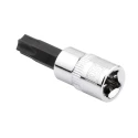RS PRO 1/4 in Drive 5-14 mm Hexagon Square Socket, Mirror Chrome Finish, 55mm Overall Length 192-3784