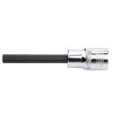 RS PRO 1/2 in Drive Bit Socket Square, Chrome Vanadium Steel, 100mm Overall Length 192-3795