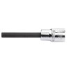 RS PRO 1/2 in Drive Bit Socket Square, Chrome Vanadium Steel, 100mm Overall Length 192-3795