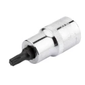 RS PRO 1/2 in Drive Bit Square Socket, Chrome Vanadium Molybdenum Steel, 55mm Overall Length 192-3799