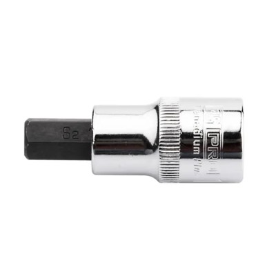 RS PRO 1/2 in Drive 14 mm Bit Socket Square Drive, Chrome Vanadium Steel 55mm Overall Length 192-3797