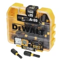 DeWALT Screwdriver Bit Set T20 x 25 mm Tip Hex Drive 25 mm Overall Length 25-Piece DT70557T-QZ