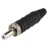 Switchcraft DC Power Plug Nickel-Plated Copper Alloy Straight DC Jack 5A 24V Cable 57mm S762KS