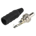 Switchcraft DC Power Plug Nickel-Plated Copper Alloy Straight DC Jack 5A 24V Cable 57mm S762KS