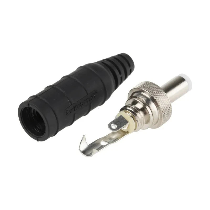 Switchcraft DC Power Plug Nickel-Plated Copper Alloy Straight DC Jack 5A 24V Cable 57mm S762KS