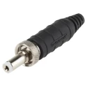 Switchcraft DC Power Plug Straight Male Connector 24V 5A Cable 57mm Length Nickel IP68 S761KS