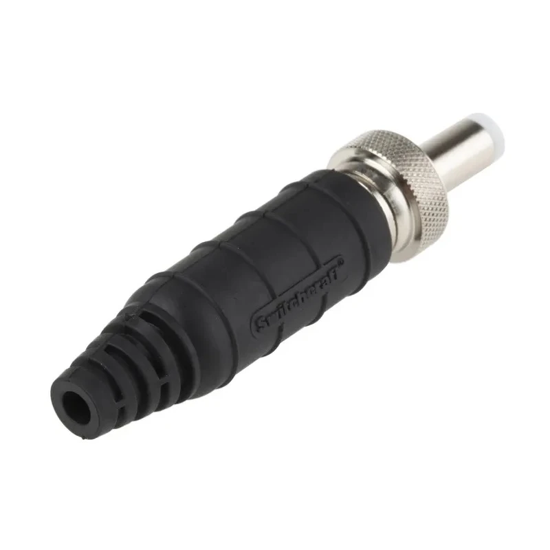 Switchcraft DC Power Plug Straight Male Connector 24V 5A Cable 57mm Length Nickel IP68 S761KS