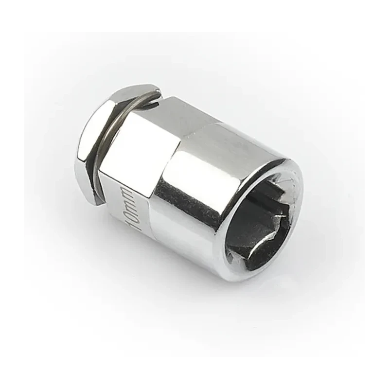 RS PRO 1/4 in Hexagonal Adapter Socket with Mirror Chrome Finish, Alloy Steel, 20.6mm Overall Length 192-3718
