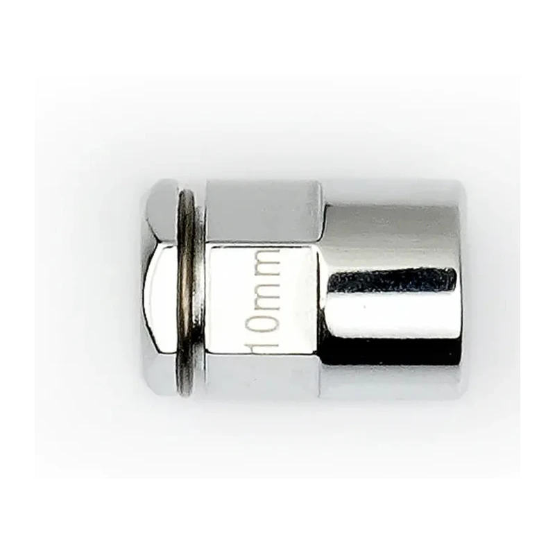 RS PRO 1/4 in Hexagonal Adapter Socket with Mirror Chrome Finish, Alloy Steel, 20.6mm Overall Length 192-3718