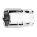 RS PRO 1/4 in Drive 5 mm 6 Point Hex Chrome Vanadium Steel Socket 25mm Overall Length 192-3729