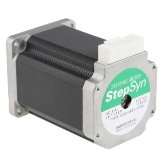 Sanyo Denki 103H7 Series Stepper Motor 24V, 2.7Nm Holding Torque, 1.8° Step Angle, 60 x 60 mm Frame Size, 8 mm 103H7823-5740