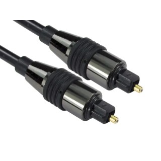 RS PRO TOSLINK to TOSLINK Optical Audio Cable 1 m, 100 V, PVC Jacket 192-4506