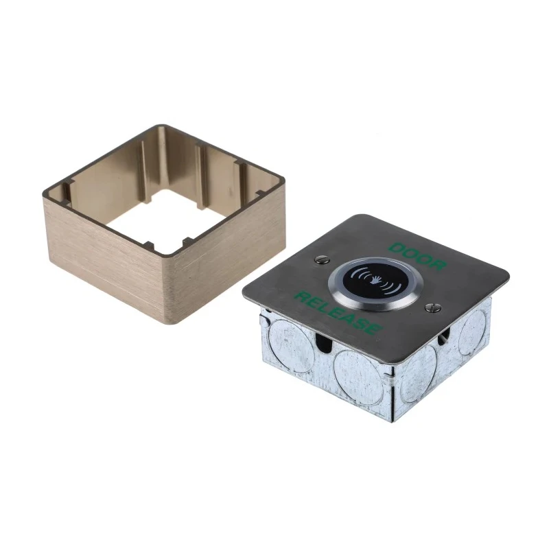 RS PRO Stainless Steel Round No Touch Exit Switch Button 24 V DC 5 A Surface Mount 192-4567