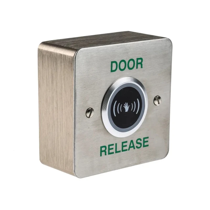 RS PRO Stainless Steel Round No Touch Exit Switch Button 24 V DC 5 A Surface Mount 192-4567