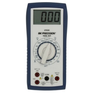 BK Precision Handheld Multimeter BK2703C 1kV Safety CAT II, CAT III, LCD Display, 200h Battery Life BK2703C