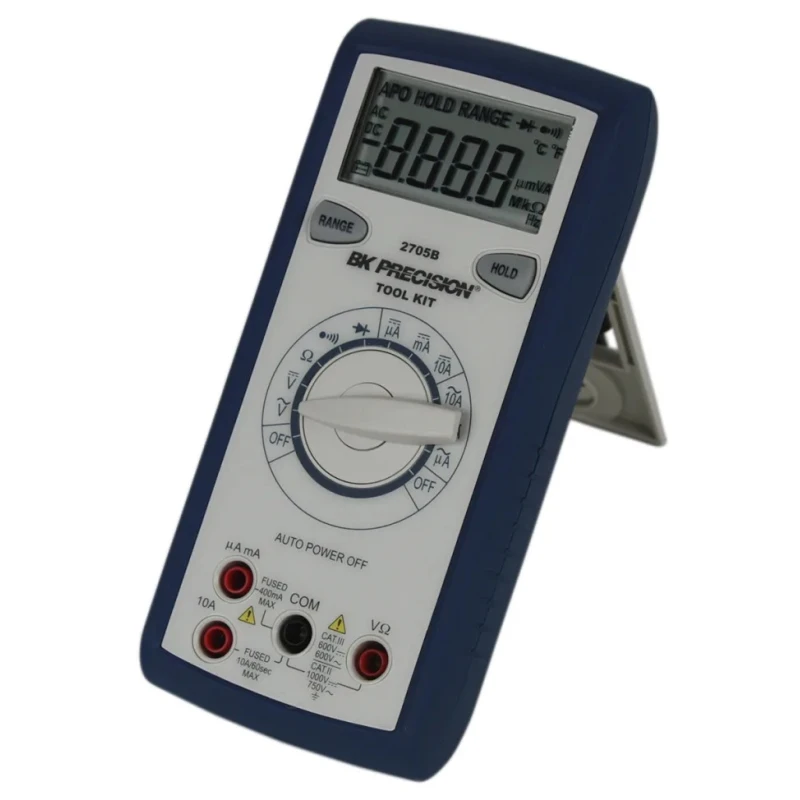 BK Precision Handheld Multimeter Digital LCD Resistance 100mΩ Range Auto Power Off BK2705B