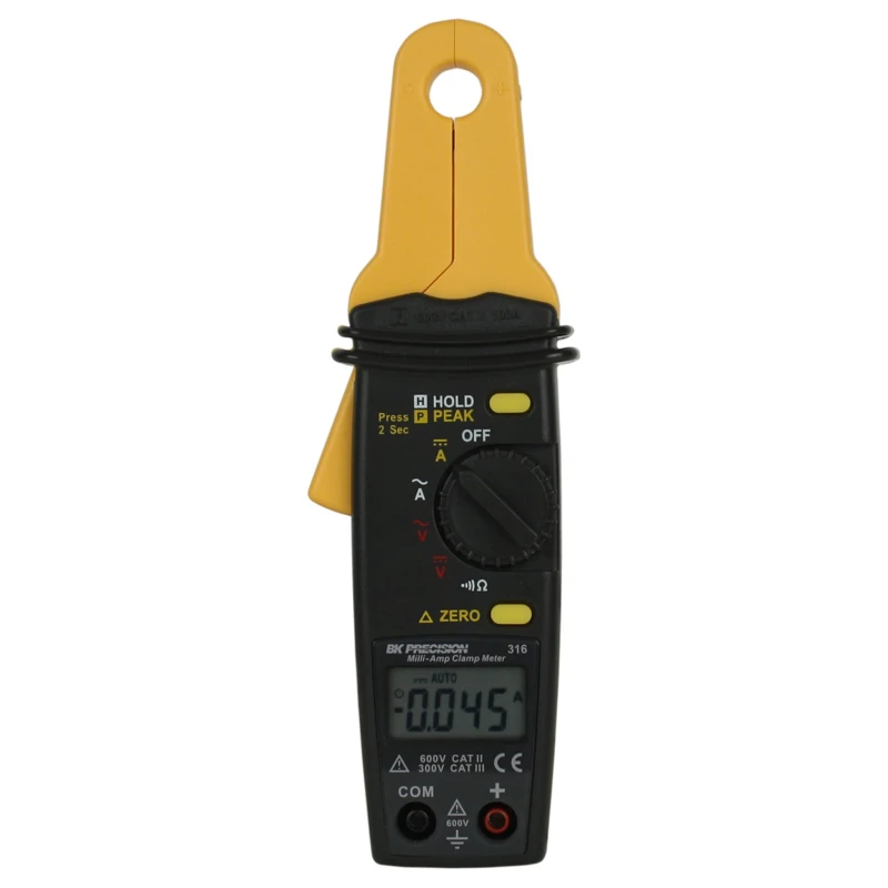 BK Precision Mini AC, DC Clamp Meter BK316 100 A Current 600 V AC/DC Voltage, Resistance Measurement