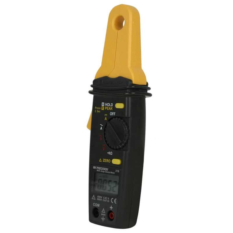 BK Precision Mini AC, DC Clamp Meter BK316 100 A Current 600 V AC/DC Voltage, Resistance Measurement
