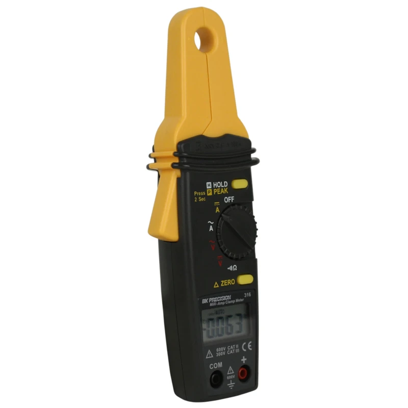 BK Precision Mini AC, DC Clamp Meter BK316 100 A Current 600 V AC/DC Voltage, Resistance Measurement