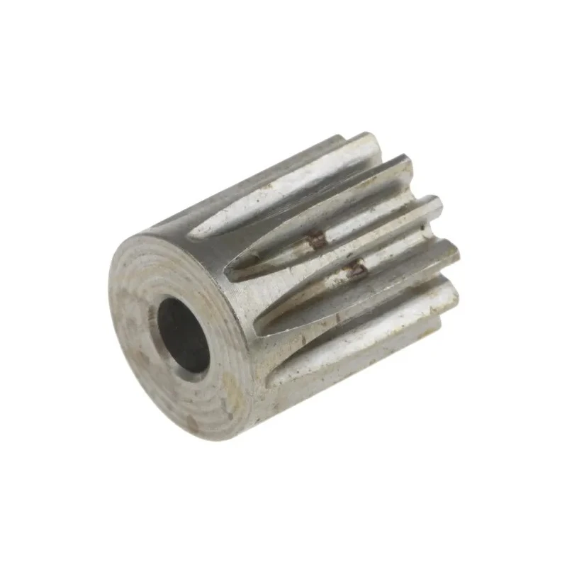 RS PRO Steel 12 Teeth Spur Gear 0.8 Module 4mm Bore 9.6mm Pitch Diameter 11.2mm Hub Diameter 20° Pressure Angle 6mm 878-7856