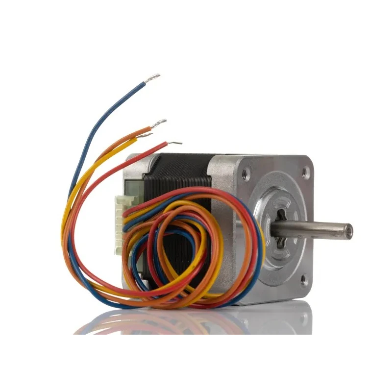 Sanyo Denki 103H5 Series Stepper Motor 24V, 0.39Nm Torque, 1.8° Step Angle, 42 x 42 mm Frame, 5 mm Shaft 103H5208-5210