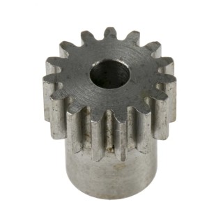 RS PRO Steel 15 Teeth Spur Gear 0.8 Module 4mm Bore 12mm Pitch Diameter 9.6mm Hub Diameter 20° Pressure Angle 6mm 878-7859