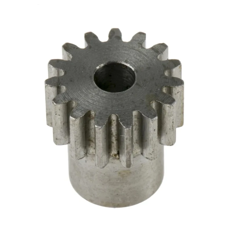 RS PRO Steel 15 Teeth Spur Gear 0.8 Module 4mm Bore 12mm Pitch Diameter 9.6mm Hub Diameter 20° Pressure Angle 6mm 878-7859