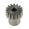 RS PRO Steel 15 Teeth Spur Gear 0.8 Module 4mm Bore 12mm Pitch Diameter 9.6mm Hub Diameter 20° Pressure Angle 6mm 878-7859