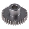 RS PRO Steel 32 Teeth Spur Gear 0.8 Module 6mm Bore 25.6mm Pitch Diameter 12mm Hub Diameter 878-7875