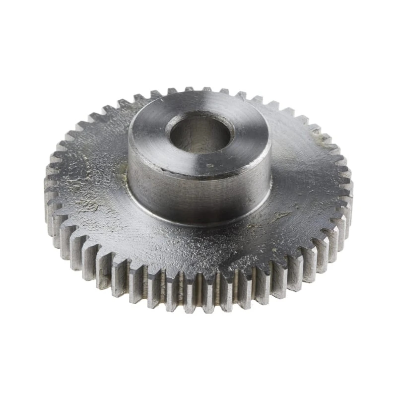 RS PRO Steel 50 Teeth Spur Gear, 0.8 Module, 8mm Bore, 40 mm Pitch Diameter, 19 mm Hub Diameter 878-7881