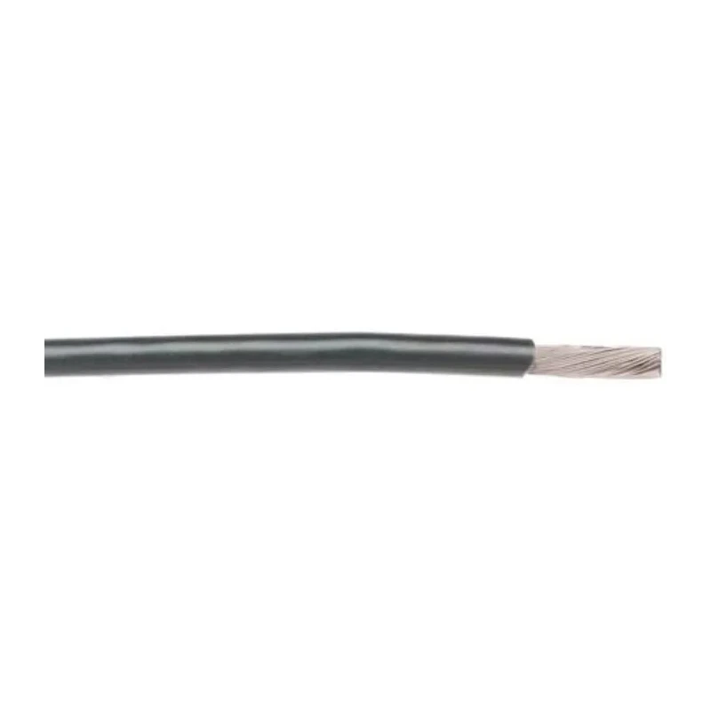 Alpha Wire Hookup Wire TEFLON Series Grey 0.33 mm² 22 AWG Stranded Silver Plated Copper Conductor 600V 200°C 30 m 5855 SL005