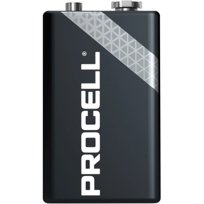 Duracell Procell Constant Alkaline 9V Battery 1.5V 692mAh Snap Termination 10 Pack 6LR61 5000394122130
