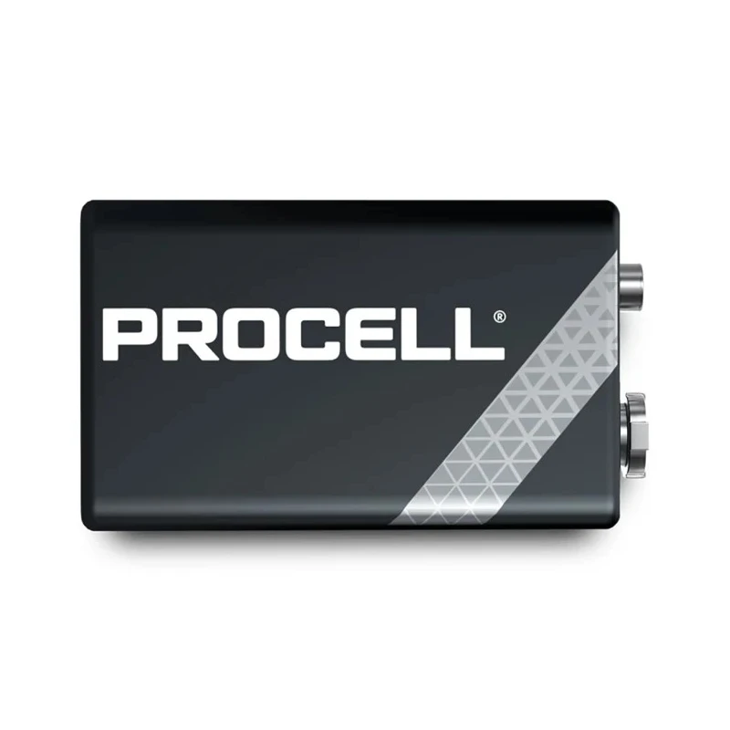 Duracell Procell Constant Alkaline 9V Battery 1.5V 692mAh Snap Termination 10 Pack 6LR61 5000394122130