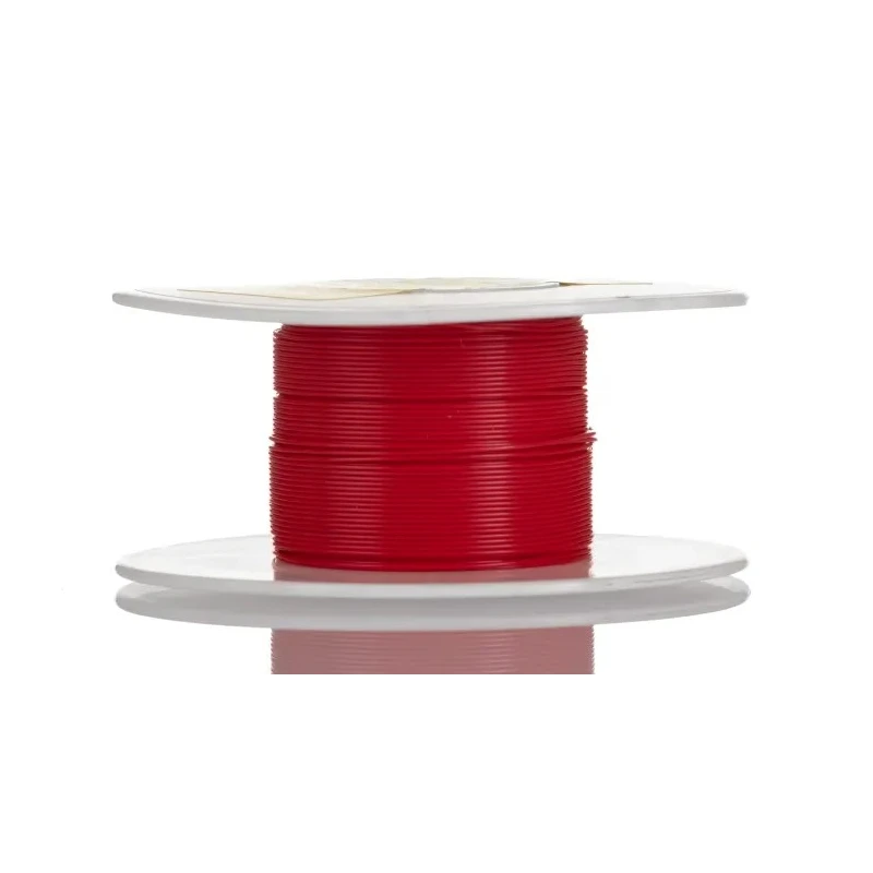 Alpha Wire Hookup Wire TEFLON Series Red 0.03 mm², 32 AWG, 7/0.008 mm Core Strands, 30 m Length, 250V, Max Temp 2840/7 RD005