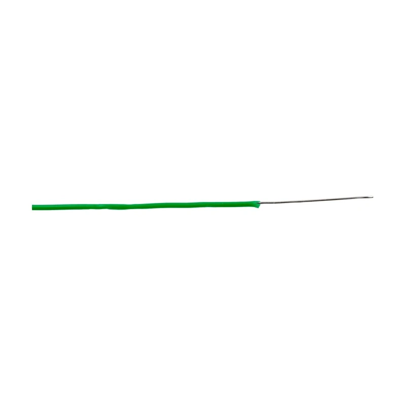 Alpha Wire Hookup Wire TEFLON Series Green 0.05 mm² 30 AWG 1 x 0.25 mm Copper Conductor 100 ft Cable Length 2841/1 GR005