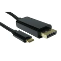 RS PRO USB Type C to USB Type C DisplayPort Cable 3 m Polyvinyl Chloride Jacket 192-4681